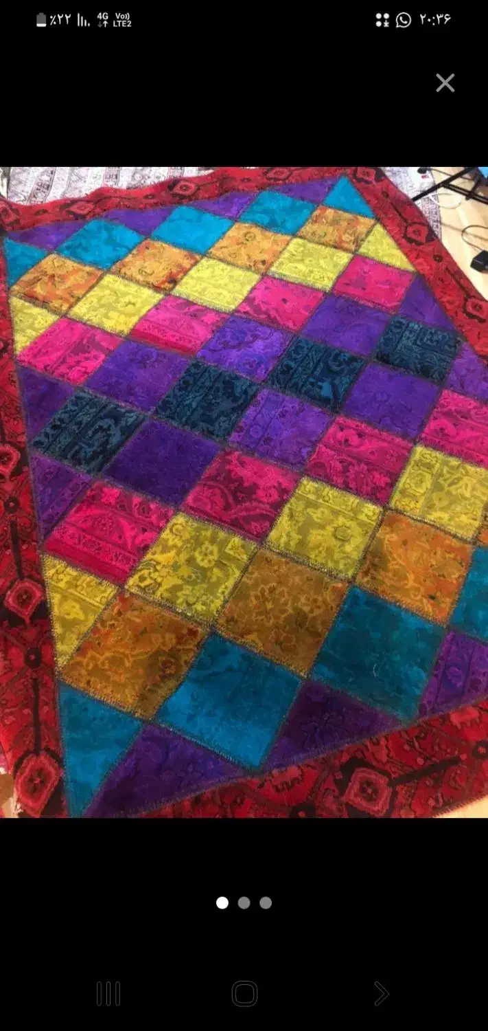 فرش دست بافت چهل تیکه|فرش|کوچصفهان, |دیوار