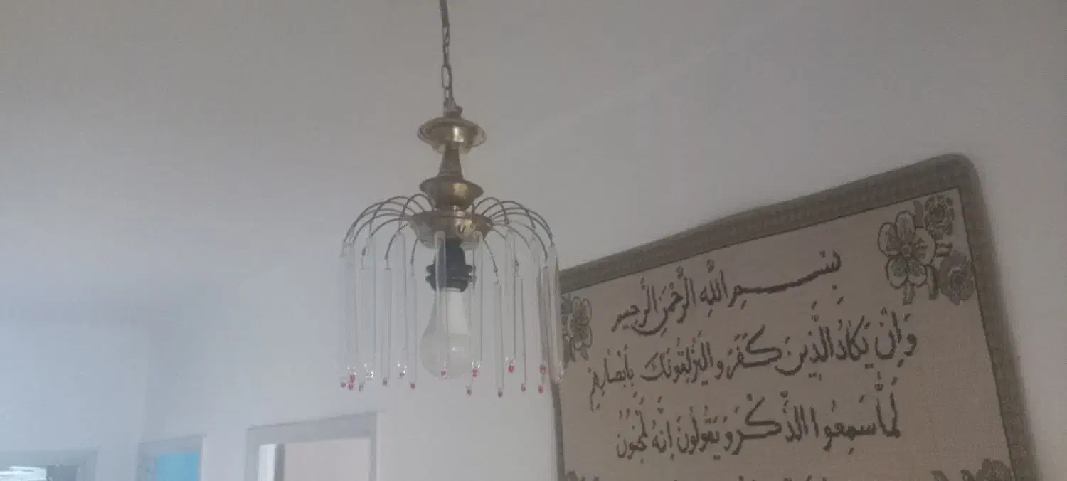 لوستر بزرگ و کوچک|لوستر و چراغ آویز|شیراز, گلدشت معالی‌آباد|دیوار