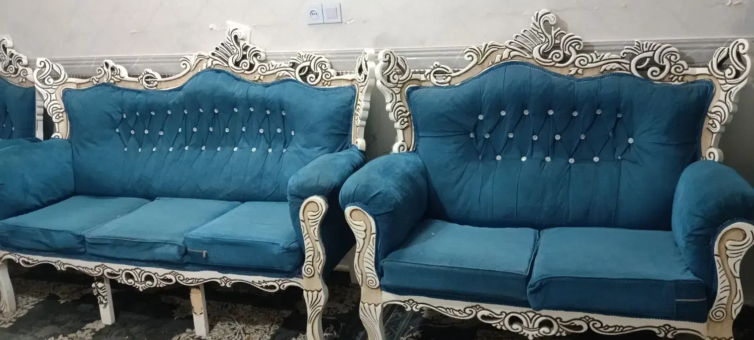 مبلمان 7نفره کلاسیک|مبلمان خانگی و میز عسلی|پاکدشت, حصار امیر|دیوار