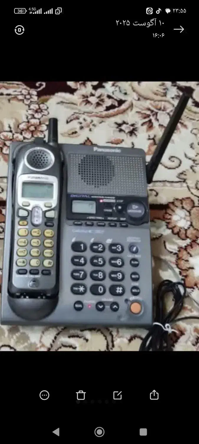 چند نمونه تلفن بیسیم ساخت مالزی اصلی|تلفن رومیزی|سبزوار, قصبه اب یمین|دیوار