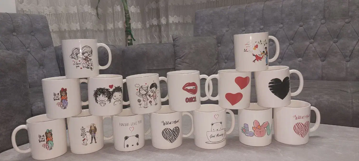 لیوان ماگ|ظروف سرو و پذیرایی|لنگرود, |دیوار