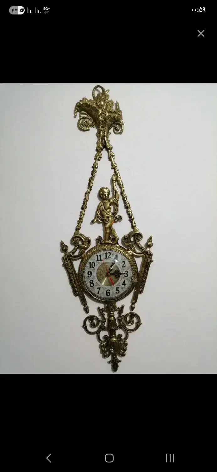ساعت دیواری برنز اصل شیک و زیبا|ساعت دیواری و تزئینی|تهران, جنت‌آباد جنوبی|دیوار