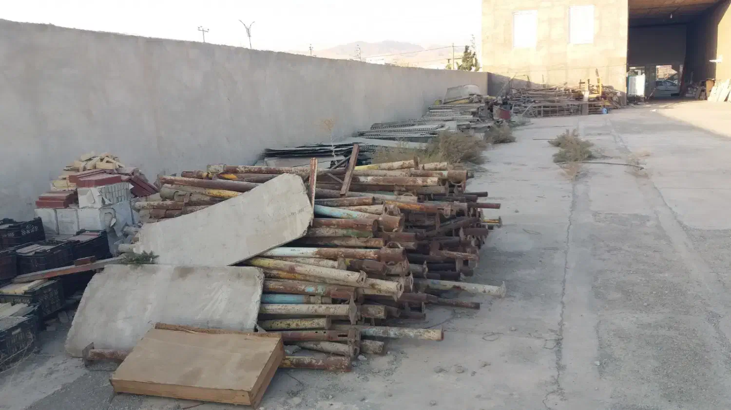 انواع قالب، جک فلزی، ورق فلزی جهت اجرای سازه بتنی|مصالح و تجهیزات ساختمان|گرمسار, |دیوار