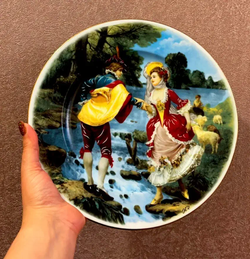 بشقاب های دیوار کوب طرح انگلیسی و فرانسوی|صنایع دستی و سایر لوازم تزئینی|گرگان, |دیوار