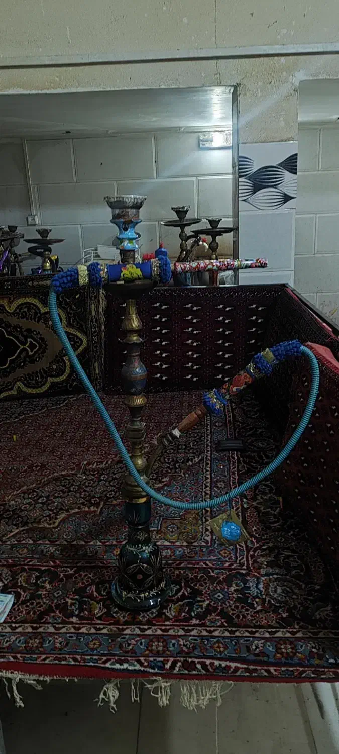 قلیان|کلکسیون اشیاء عتیقه|میانه, |دیوار