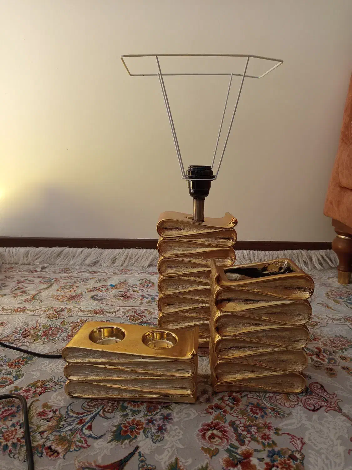 چراغ خواب سه تیکه|چراغ خواب و آباژور|اسلام‌شهر, زرافشان|دیوار