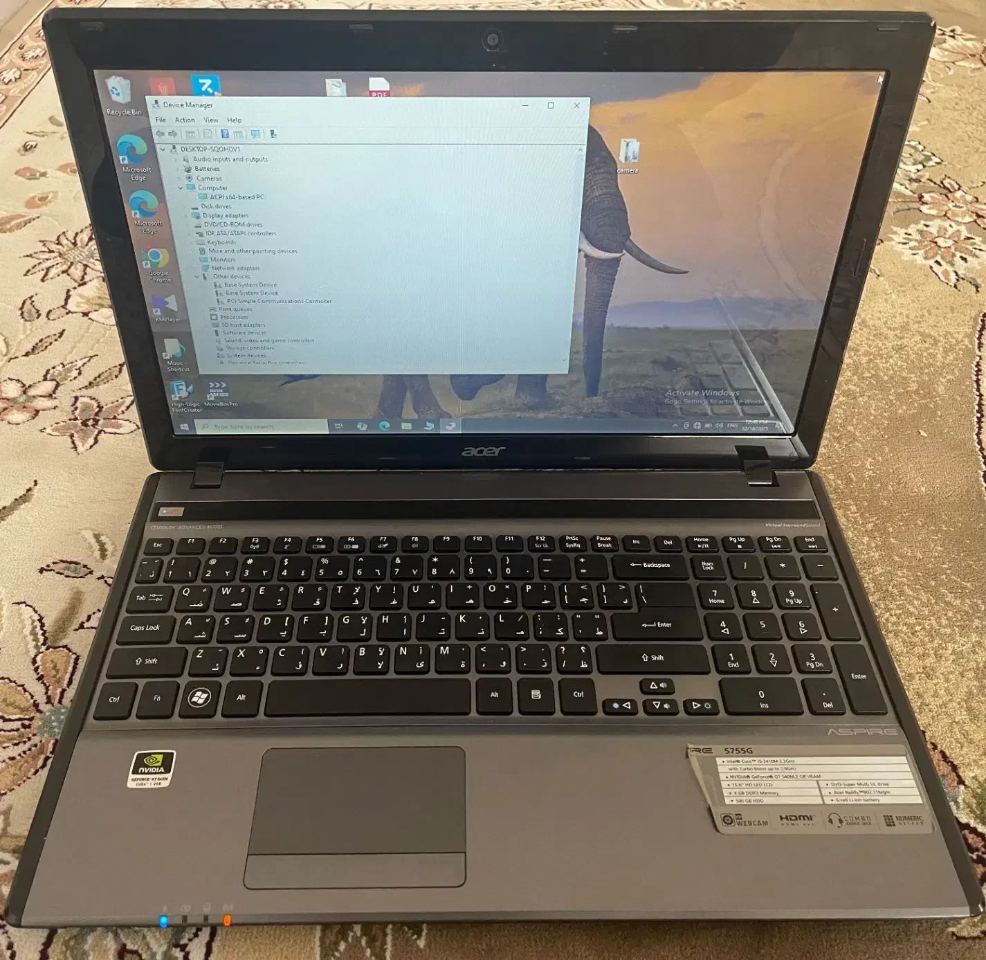 Labtop acer(aspire)|رایانه همراه|محمدشهر, محمدشهر|دیوار