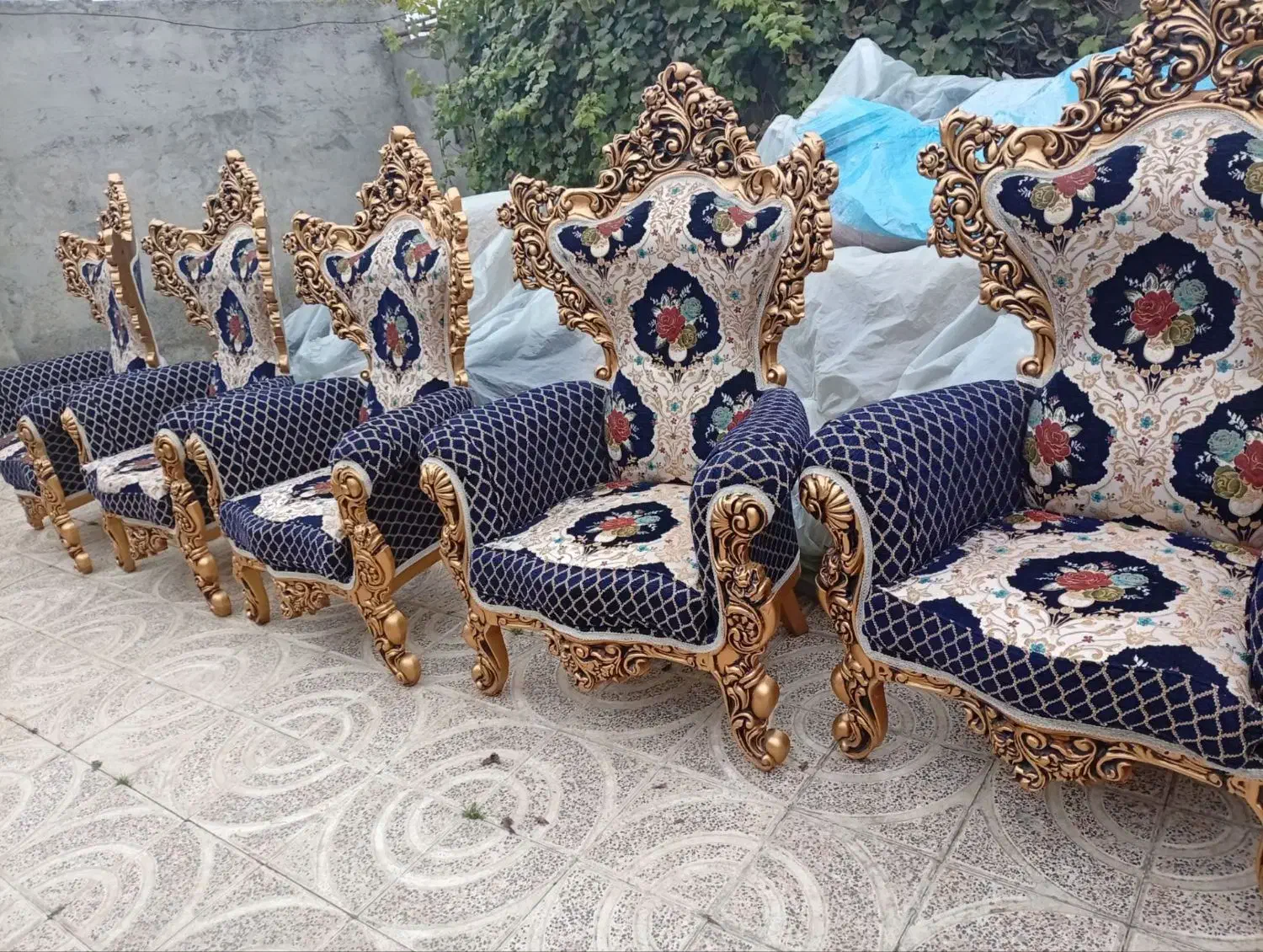 مبل سلطنتی|مبلمان خانگی و میز عسلی|پارس‌آباد, |دیوار