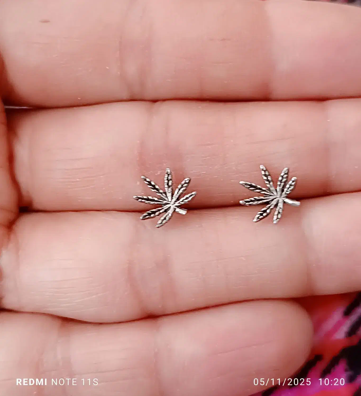 گل گوش نقره 925|جواهرات|شیراز, شهرک گلستان|دیوار