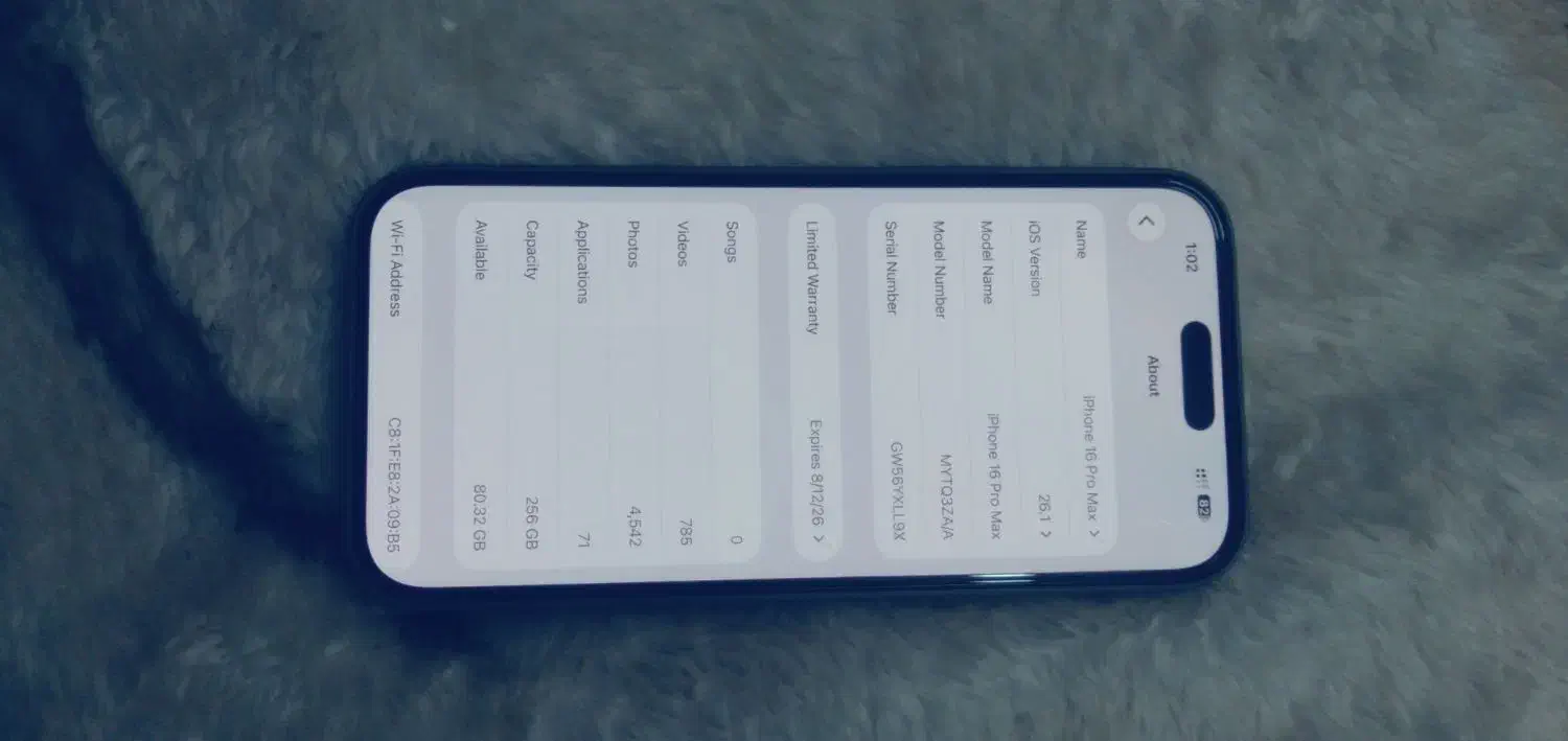 آیفون ۱۶پرومکس ۲۵۶gig|موبایل|گرگان, |دیوار