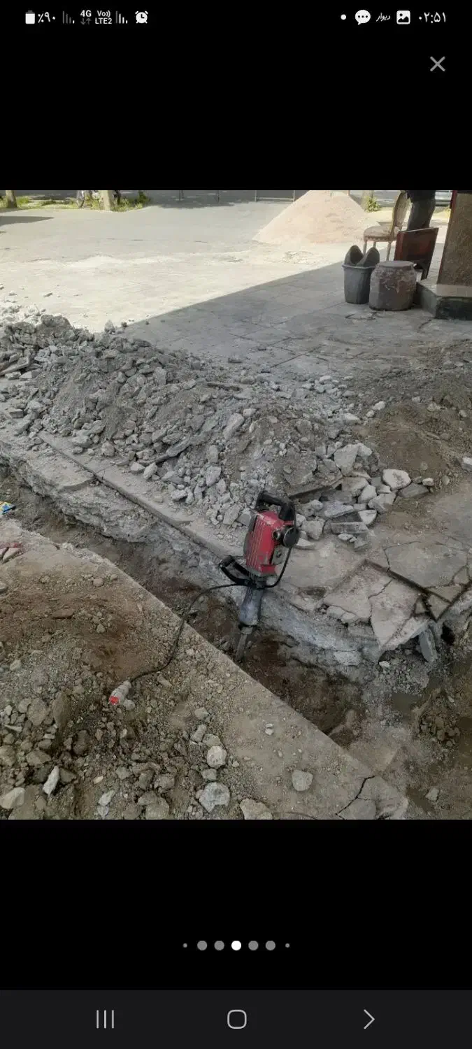 تخریب ساختمان کندن کاشی و سرامیک|خدمات پیشه و مهارت|گلپایگان, |دیوار