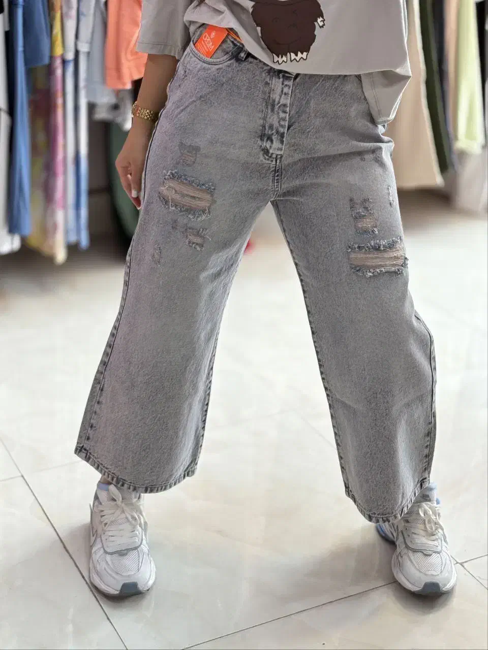 ۲۲ عدد جین مدل واید|لباس|کرمانشاه, |دیوار