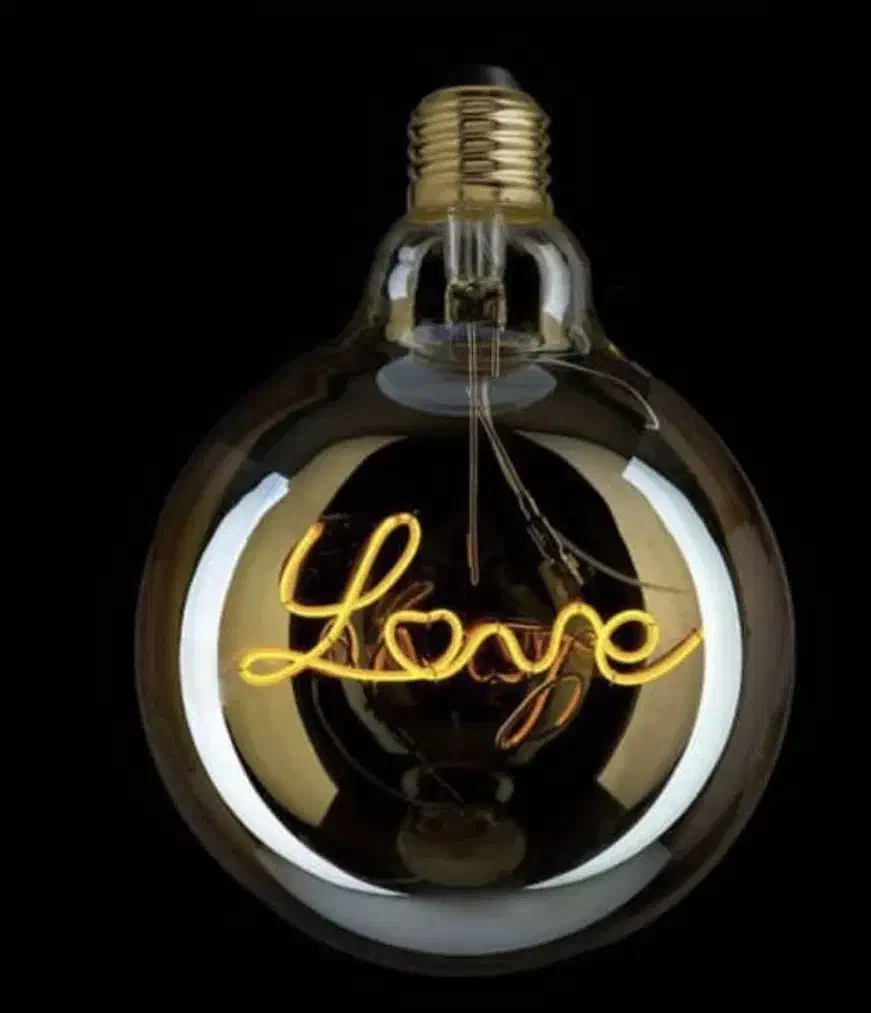 لامپ فیلامنت LOVE|ریسه و چراغ تزئینی|تهران, فردوسی|دیوار