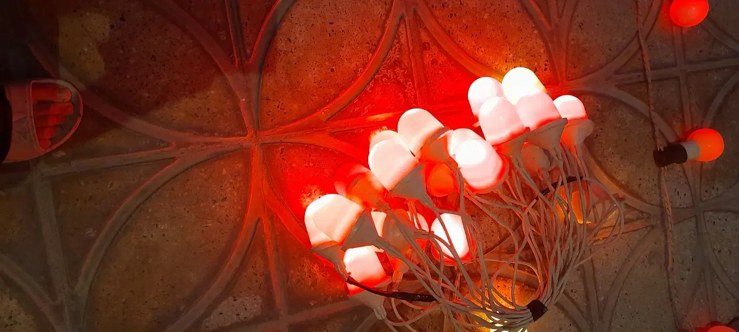 لامپ ریسه ای مناسب برای باغ و عروسی|ریسه و چراغ تزئینی|اسدآباد, |دیوار