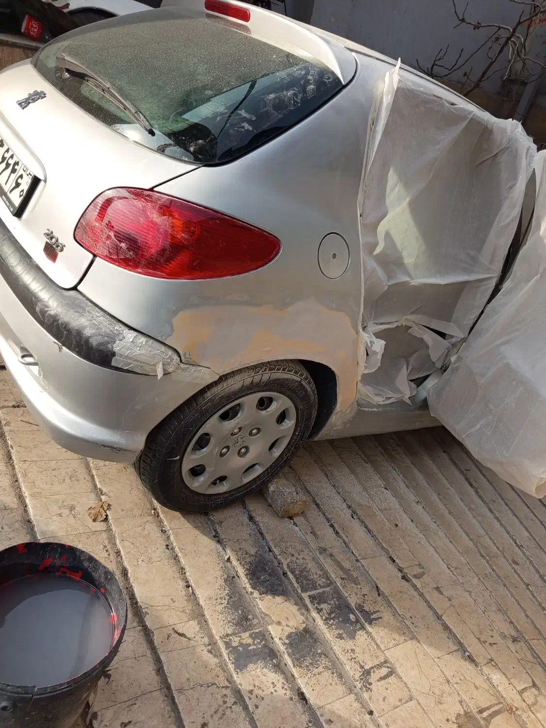 نقاشی ماشین قطعه ای 1900|خدمات موتور و ماشین|خرمآباد, |دیوار