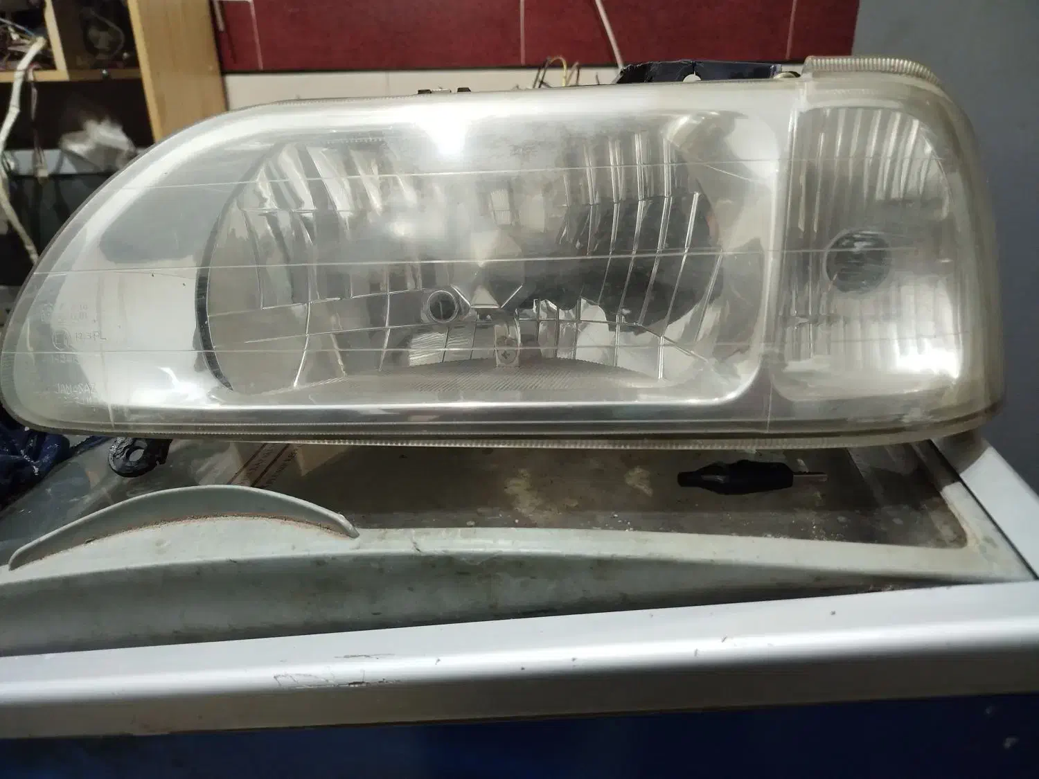 چراغ جلوی پراید موتور دار|قطعات یدکی و لوازم جانبی|کردکوی, |دیوار