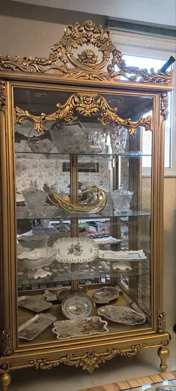 بوفه تمام چوب|بوفه، ویترین، کنسول|تبریز, |دیوار