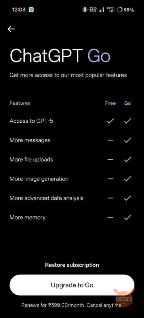 اشتراک یک ساله chatgpt go و Gemini proفقط 600تومان|خدمات رایانهای و موبایل|تهران, فلسطین (میدان انقلاب)|دیوار