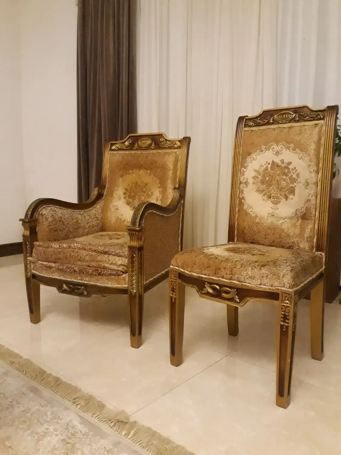 مبل هفت نفره سلطنتی|مبلمان خانگی و میز عسلی|محمودآباد, |دیوار