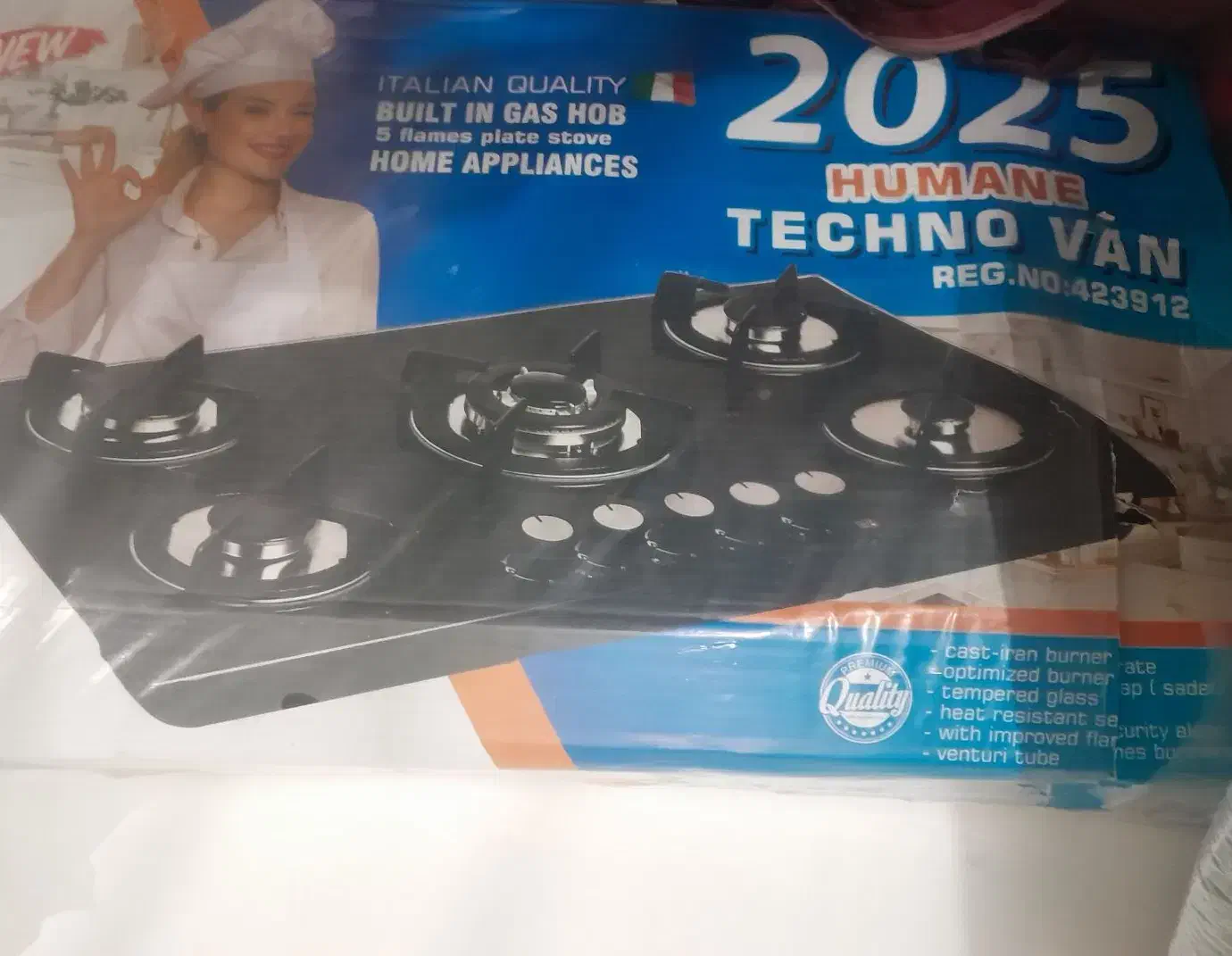 یک عدد گاز صفحه ای شیشه ی و یک عدد هود لمسی|اجاق گاز و لوازم برقی پختوپز|گرگان, |دیوار