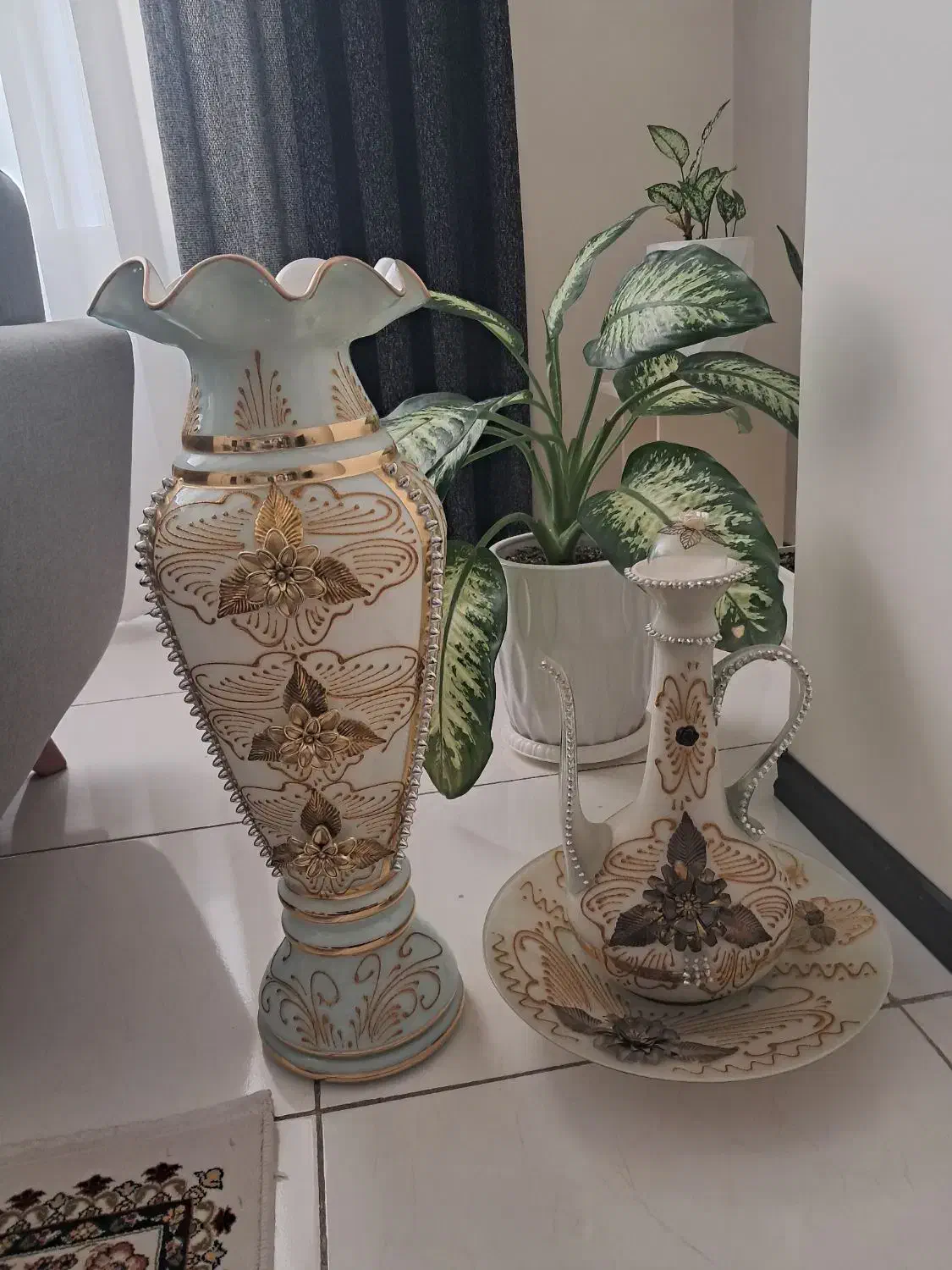 گلدان  دکوری شیشه ای شیپور|صنایع دستی و سایر لوازم تزئینی|کرج, گلشهر|دیوار