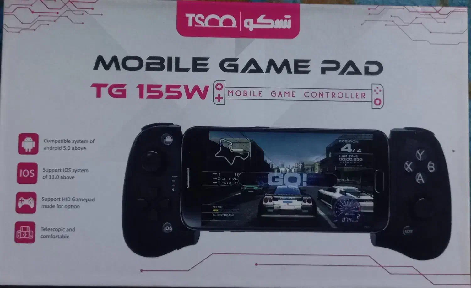 دسته بازی بی سیم تسکو مدل TG155W برای گوشی موبایل|کنسول، بازی ویدئویی و آنلاین|خوی, |دیوار