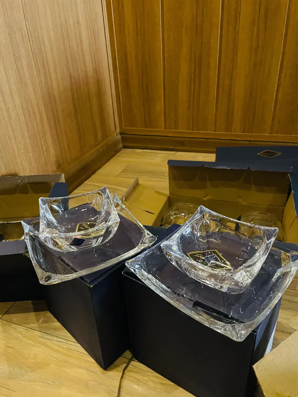 سرویس کریستال پذیرایی فنجون لهستان جاشمعی مهاجرت|ظروف سرو و پذیرایی|مشهد, هنرستان|دیوار