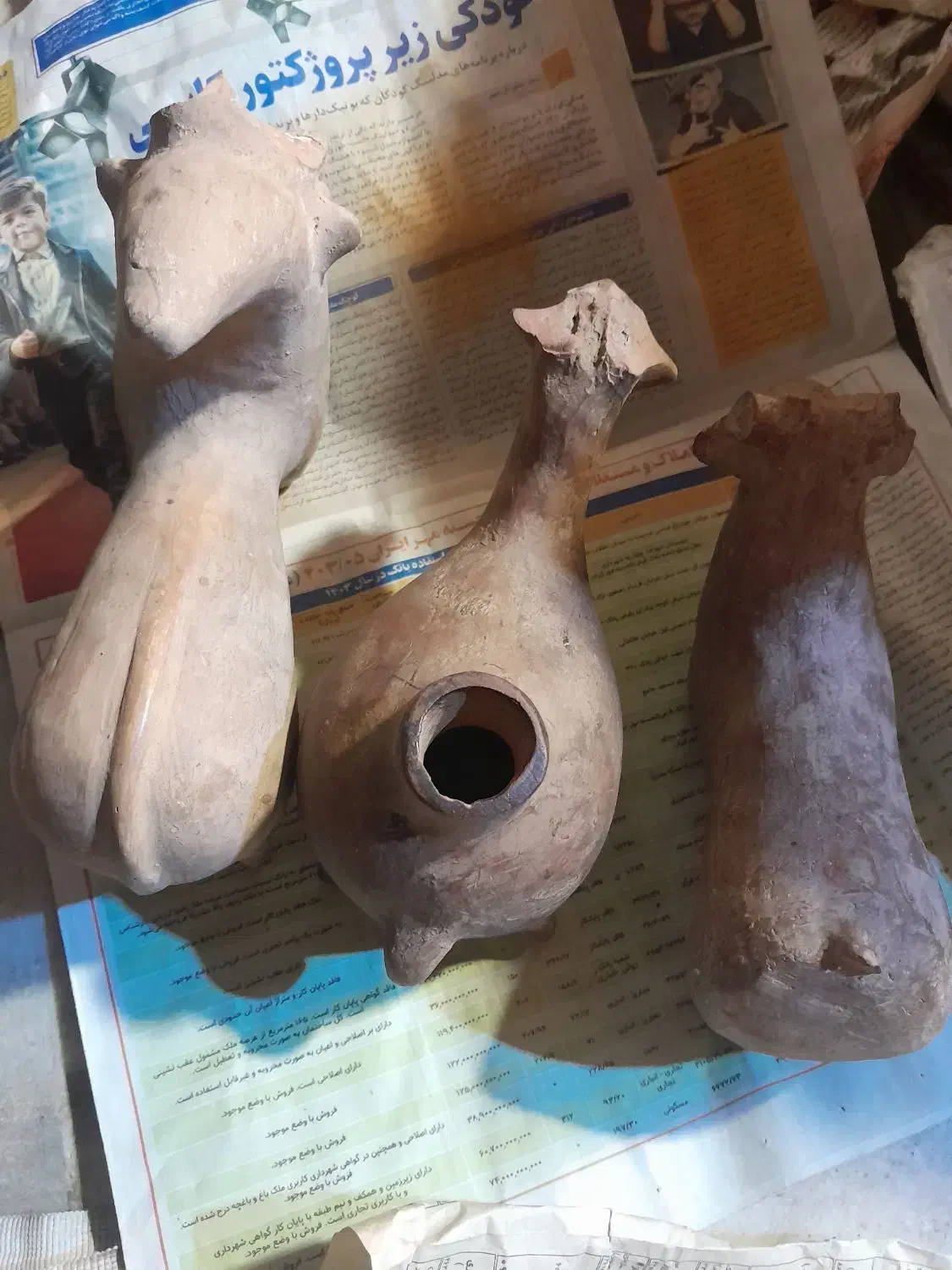 فروش تعدادی کوزه گلی.|صنایع دستی و سایر لوازم تزئینی|اسلامشهر, باغ فیض|دیوار