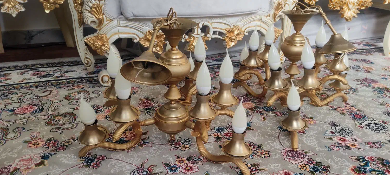 دو عدد لوستر درحد نو|لوستر و چراغ آویز|قزوین, |دیوار