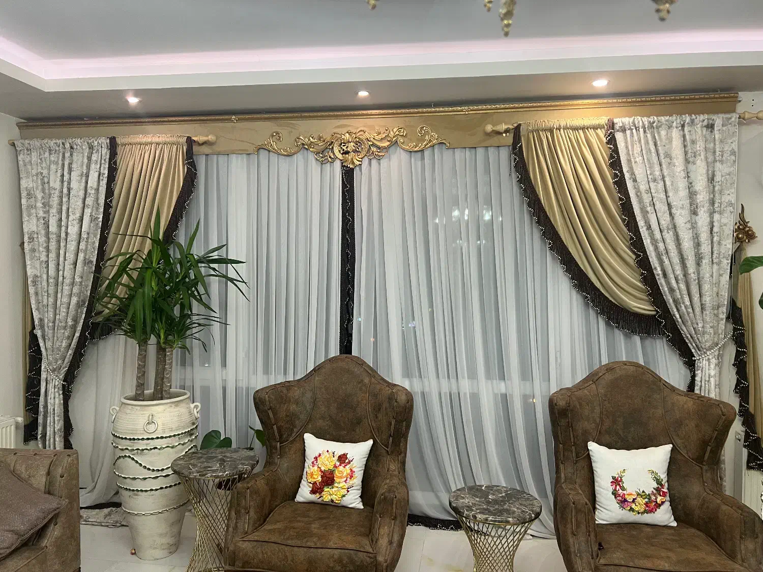 پرده پذیرایی|پرده، رانر، رومیزی|گرمدره, |دیوار