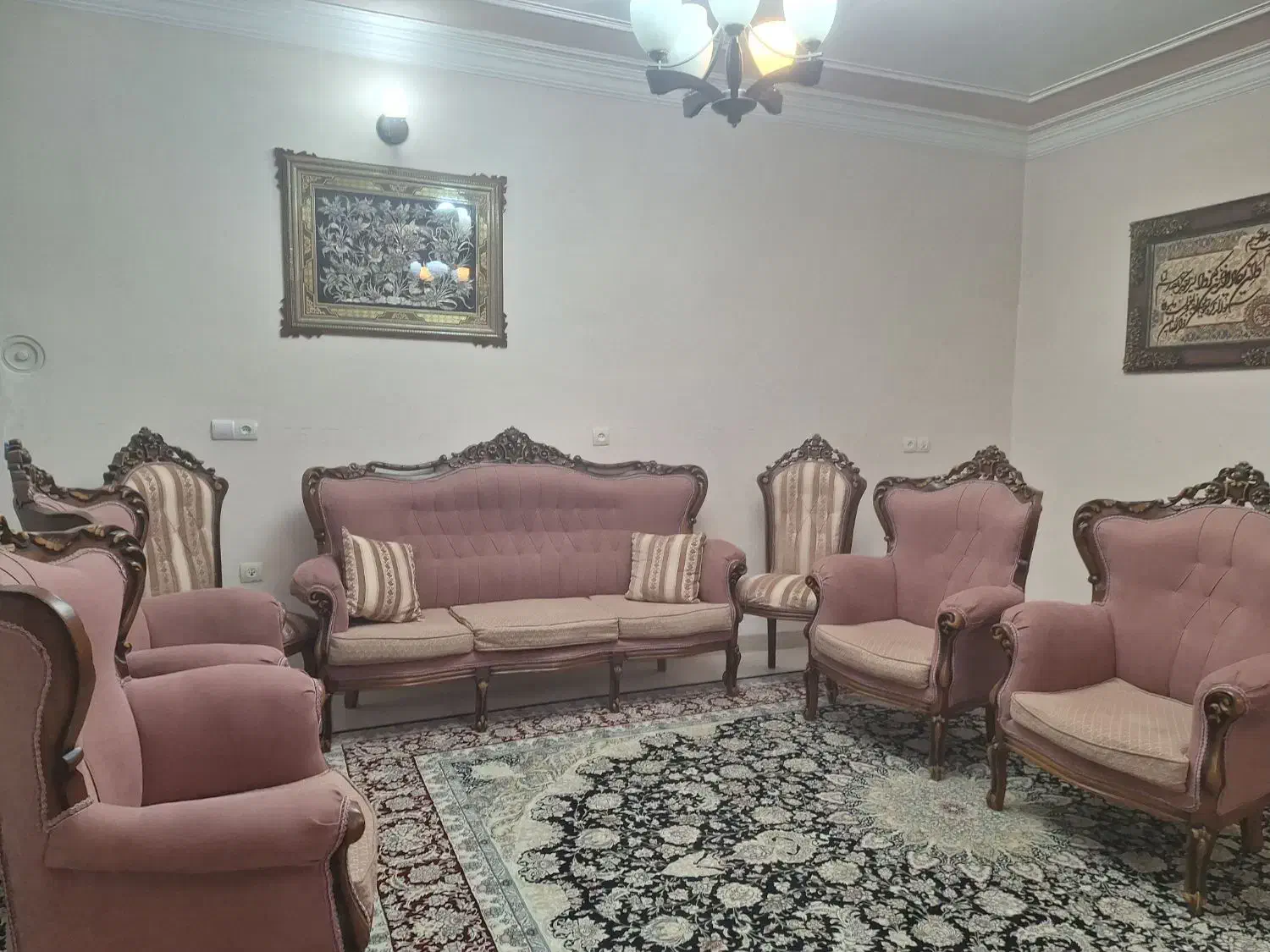 مبل سلطنتی. چپب راش اصل|مبلمان خانگی و میز عسلی|ایلام, |دیوار