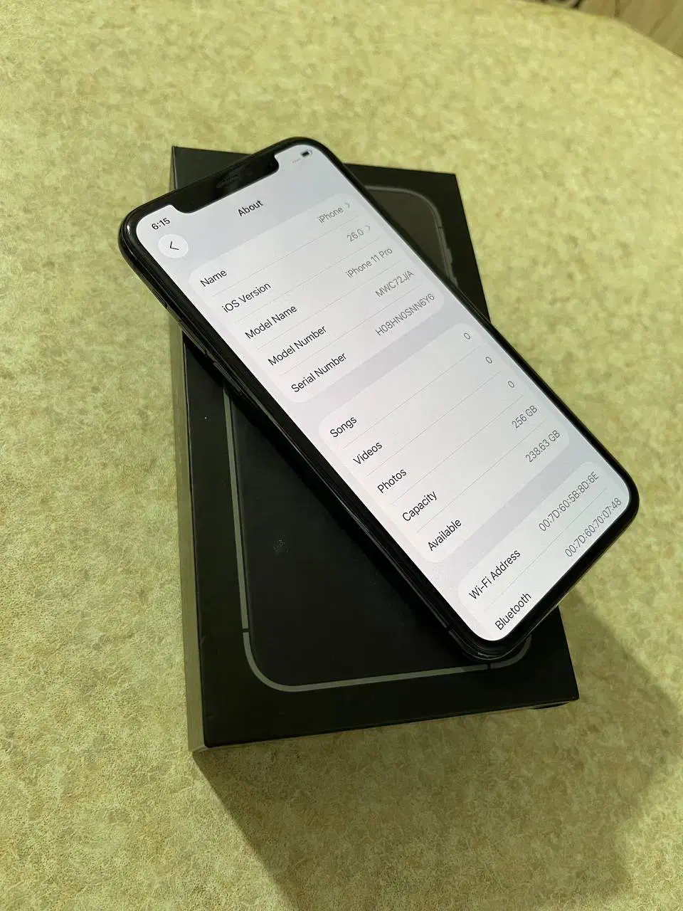 اپل iPhone 11 Pro با حافظهٔ ۲۵۶ گیگابایت|موبایل|رشت, پیرسرا|دیوار