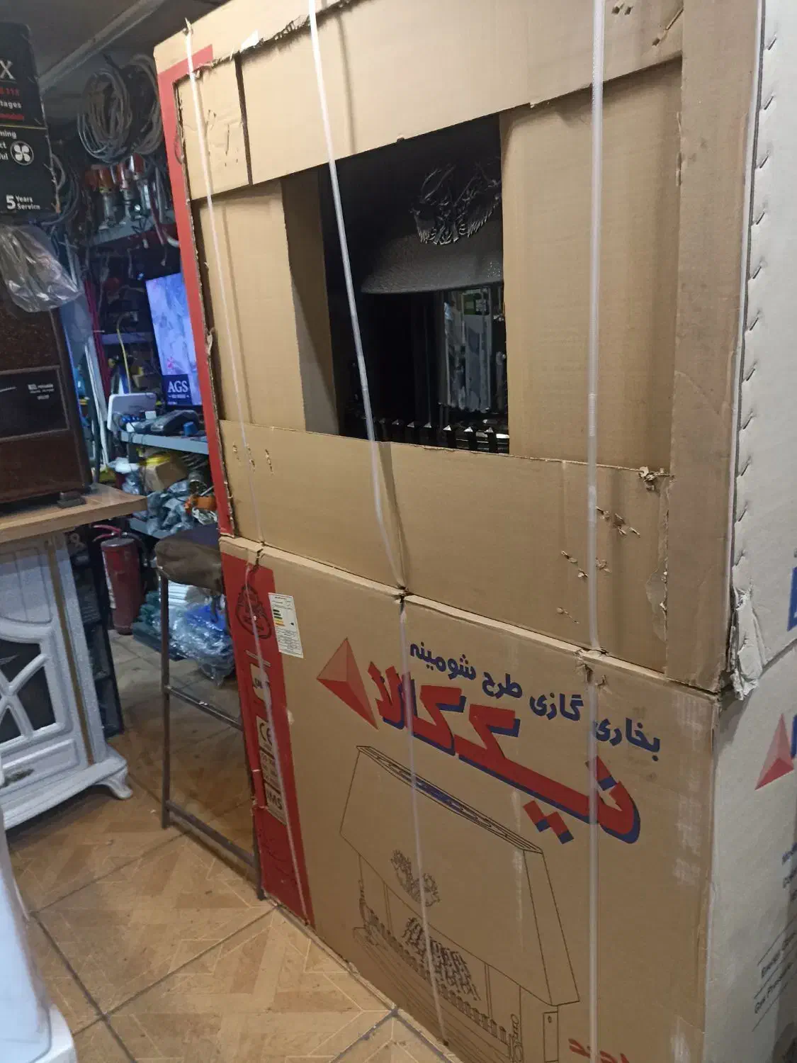 بخاری گازی 110شومینه|بخاری، هیتر، شومینه|شیراز, اصلاح‌نژاد|دیوار