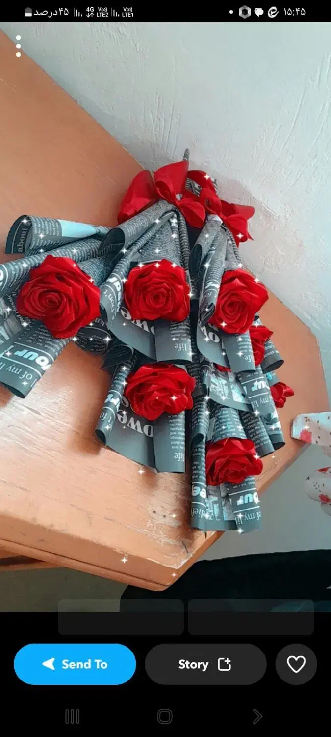 گل تک شاخه|گل مصنوعی|بروجرد, |دیوار