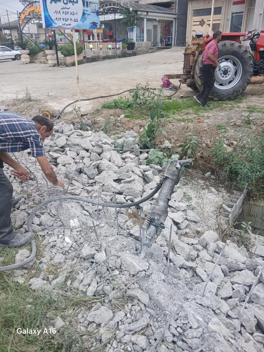 اجاره کمپرسور تراکتور پیکور تخریب اسکلت آسفالت سنگ|خدمات پیشه و مهارت|رامسر, |دیوار