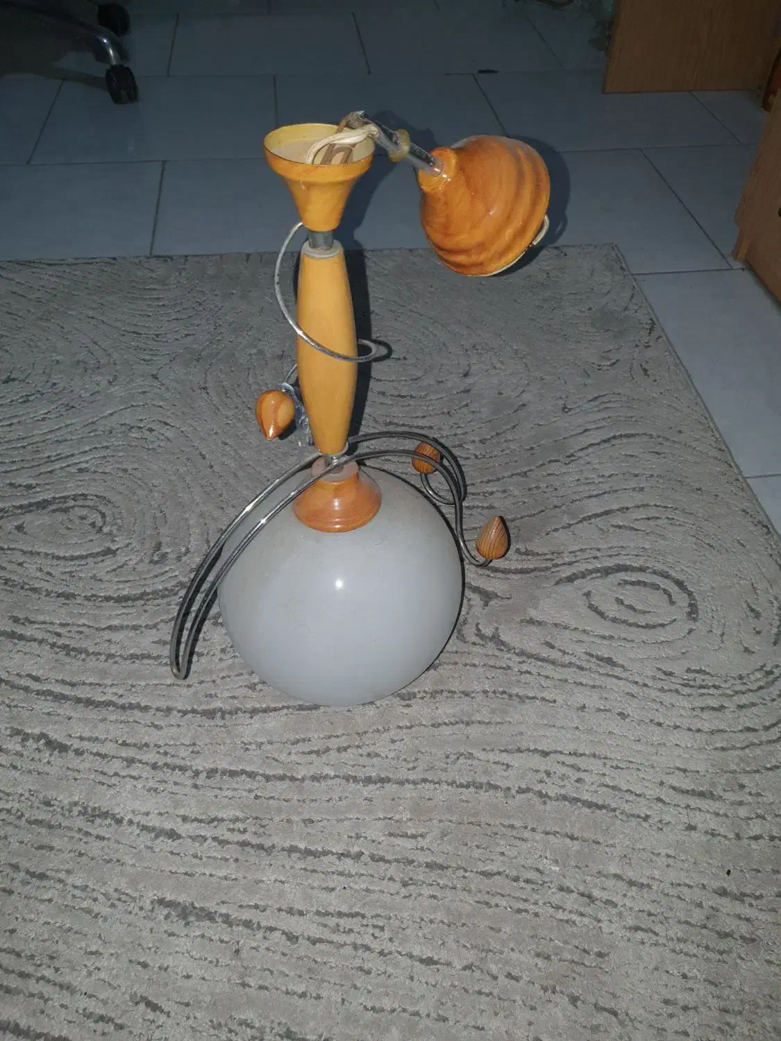 ۲عدد لوستر برنزی و حبابی|لوستر و چراغ آویز|کرج, گلشهر|دیوار