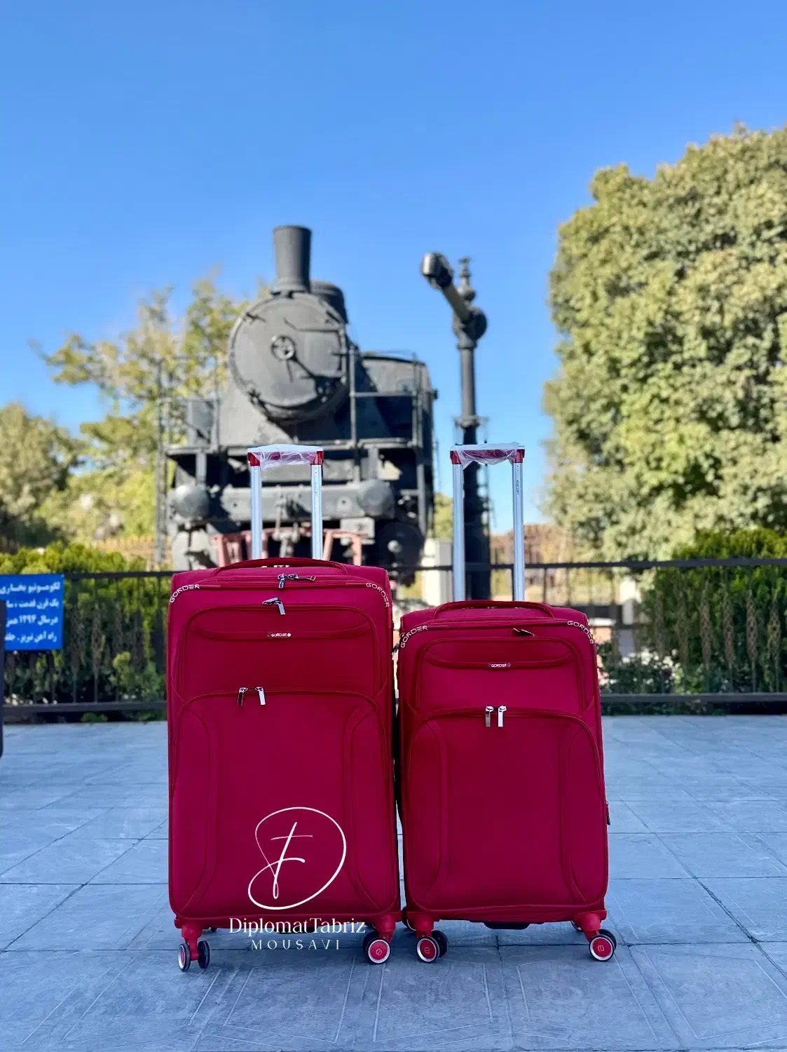 چمدان مسافرتی برزنتی GORDER / چرخ نشکن|کیف، کفش، کمربند|تبریز, |دیوار
