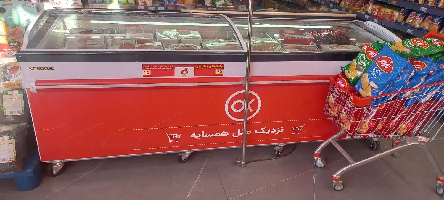 فریزر فروشگاه ۱۰ روز کار سالم آک|فروشگاه و مغازه|مشهد, نیروی هوایی|دیوار