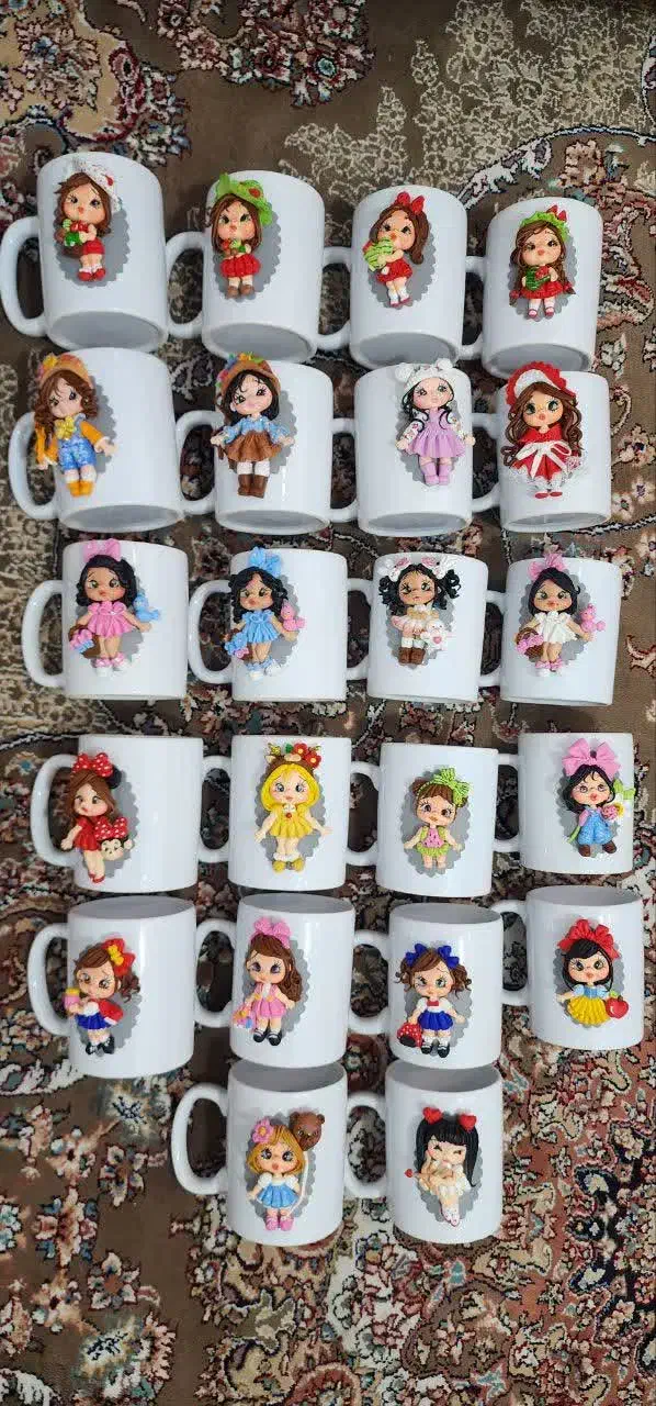 انواع ماگ عروسکی برجسته کادویی|صنایع دستی و سایر لوازم تزئینی|فردوس (خراسان), |دیوار