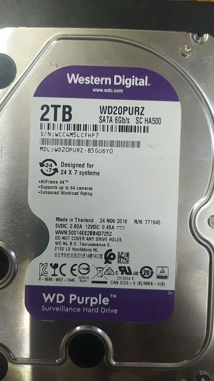 هارد دو ترابایت اورجینال|قطعات و لوازم جانبی رایانه|تربتحیدریه, مسجد جامع|دیوار