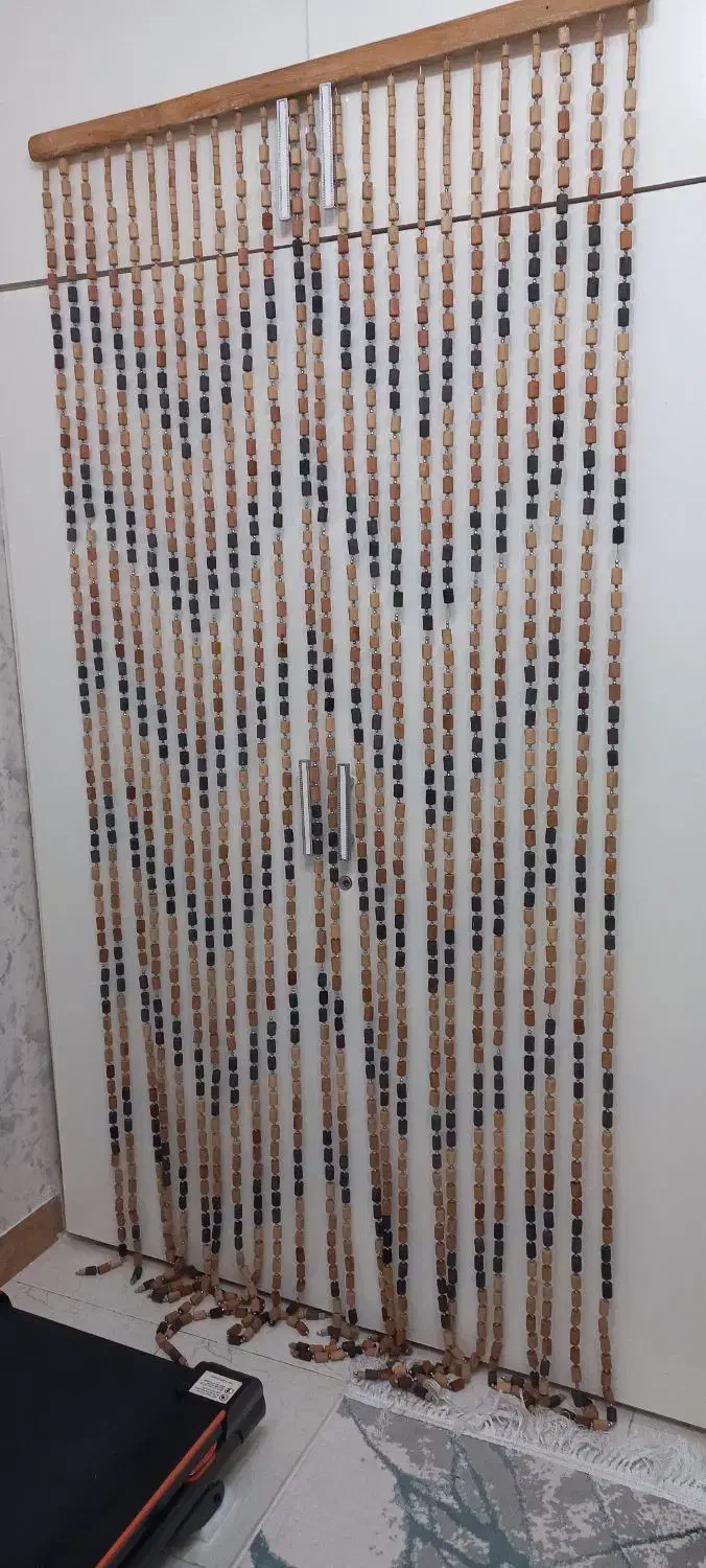 پرده اویز طرح چوب یک متردر۲متر۳۰|پرده، رانر، رومیزی|رشت, یخسازی|دیوار