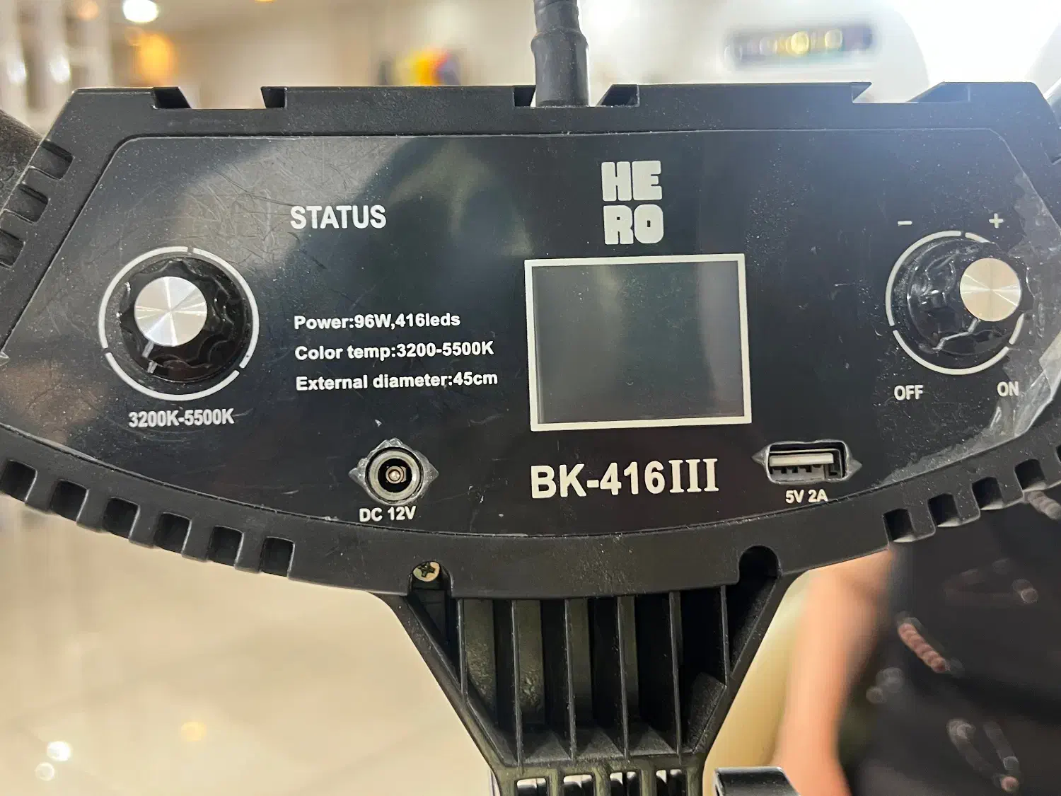 رینگ لایت ۹۶ وات|دوربین عکاسی و فیلم‌برداری|تهران, شهرک ولیعصر جنوبی|دیوار