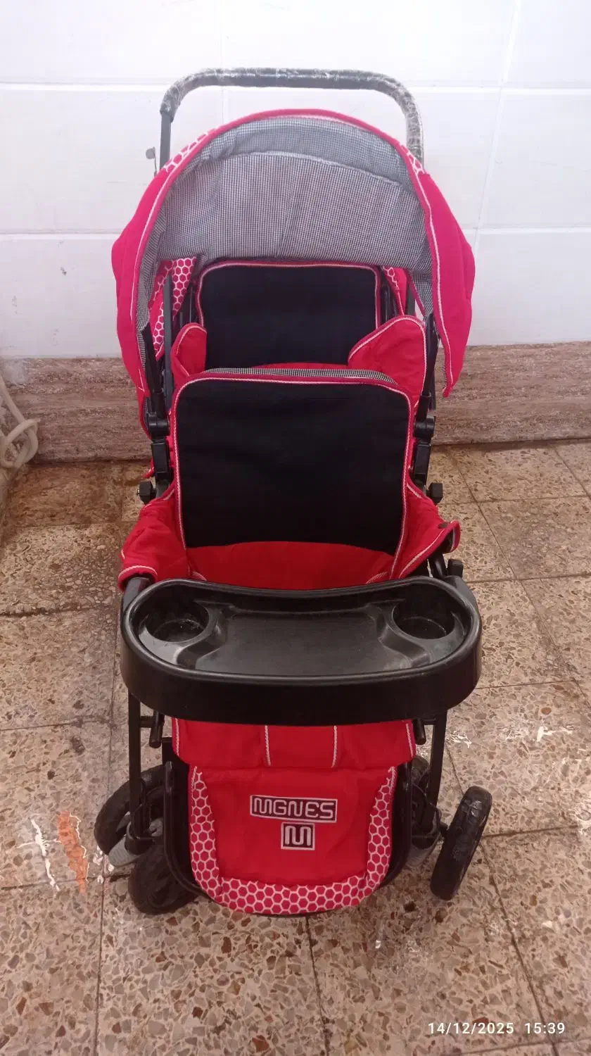 کالسکه دوقلوی نونو|کالسکه و لوازم جانبی|دزفول, |دیوار