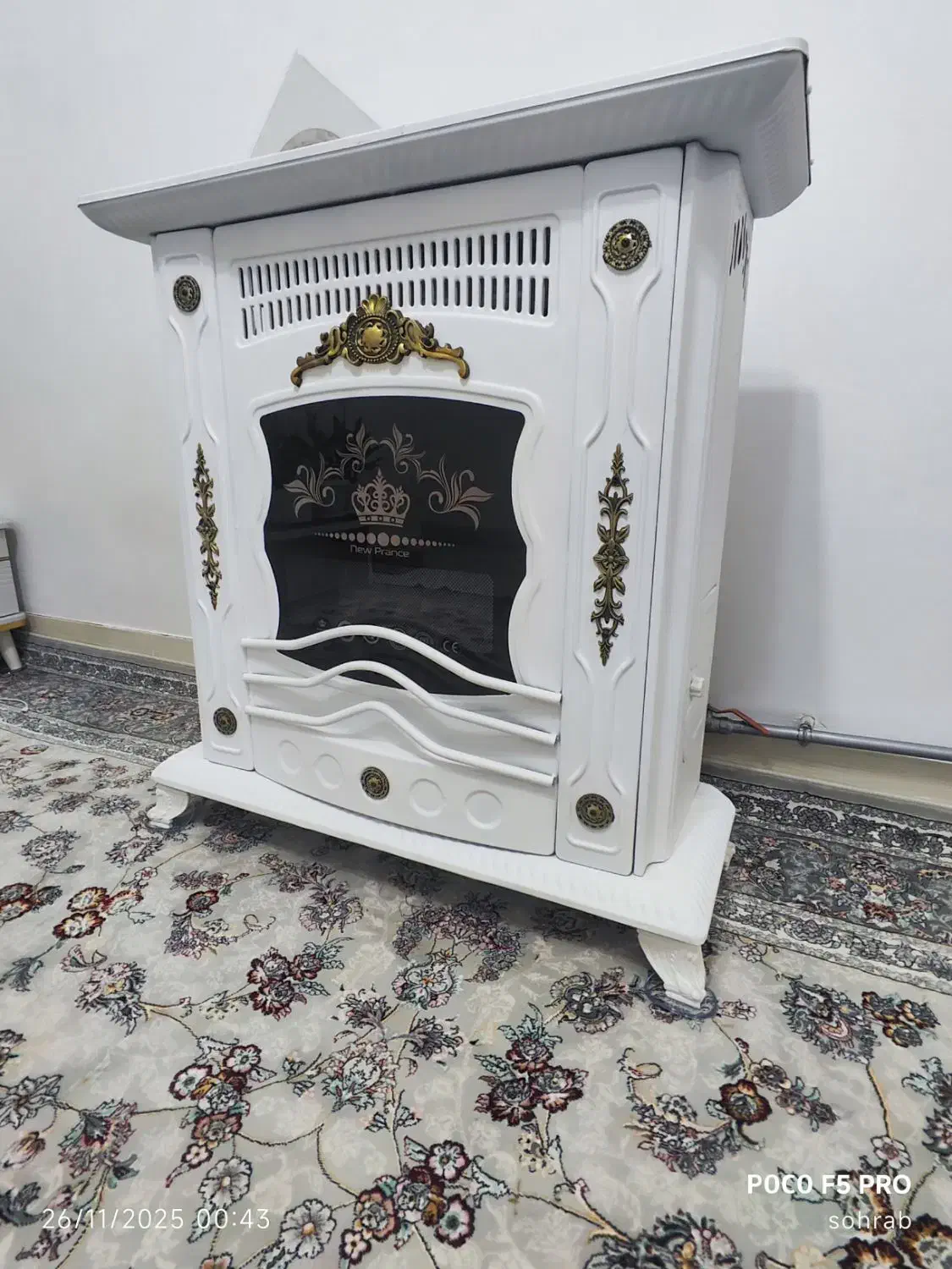 بخاری|بخاری، هیتر، شومینه|مهاباد (آذربایجان غربی), |دیوار