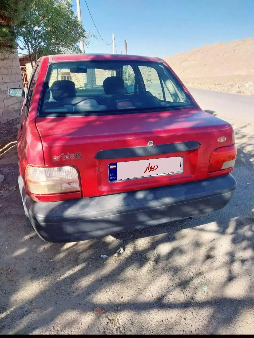 فروش پراید آلبالویی|خودرو سواری و وانت|کوهبنان, |دیوار