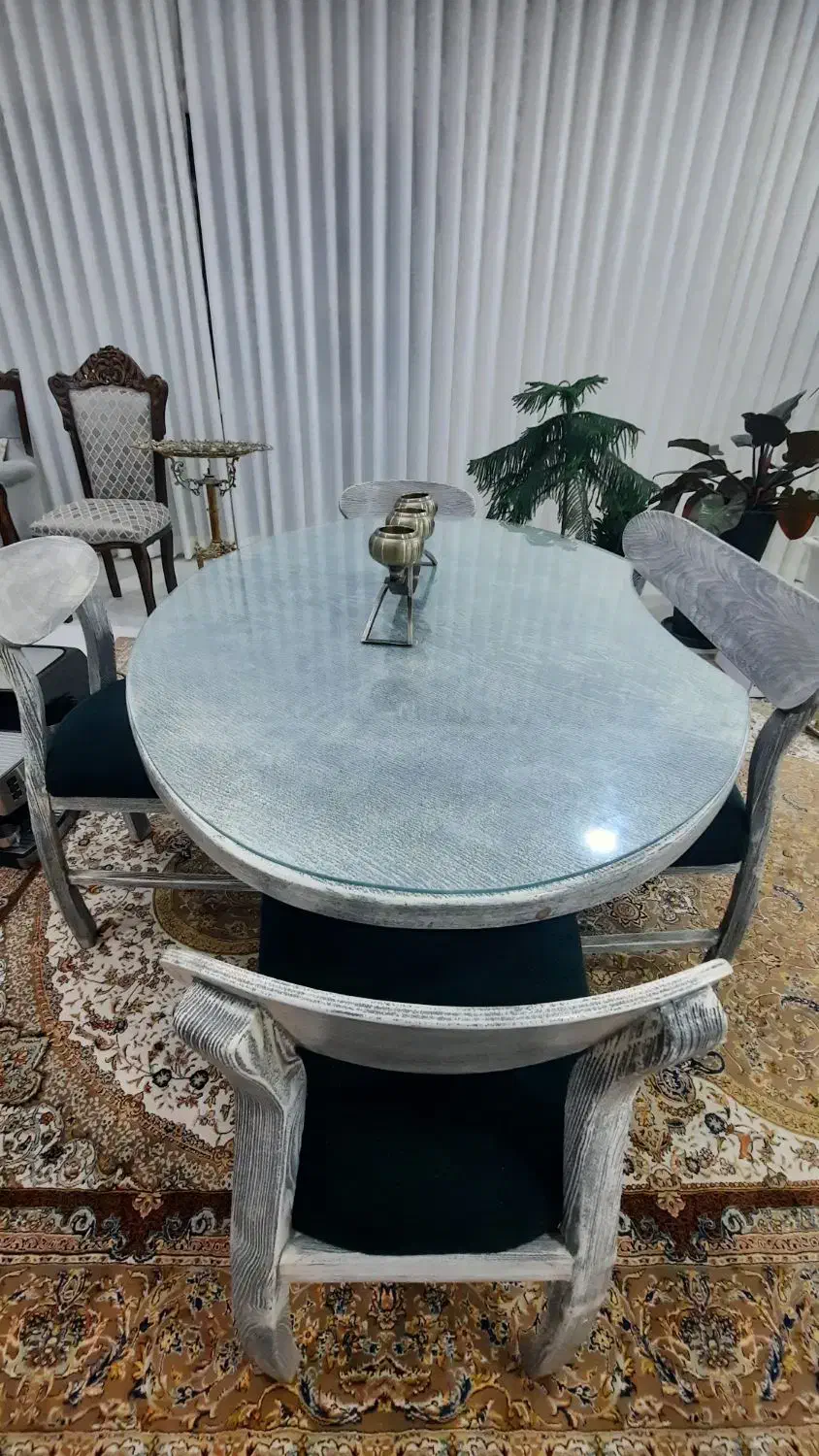 میز ناهار خوری ۵نفره|میز و صندلی غذاخوری|مشهد, جاهد شهر|دیوار