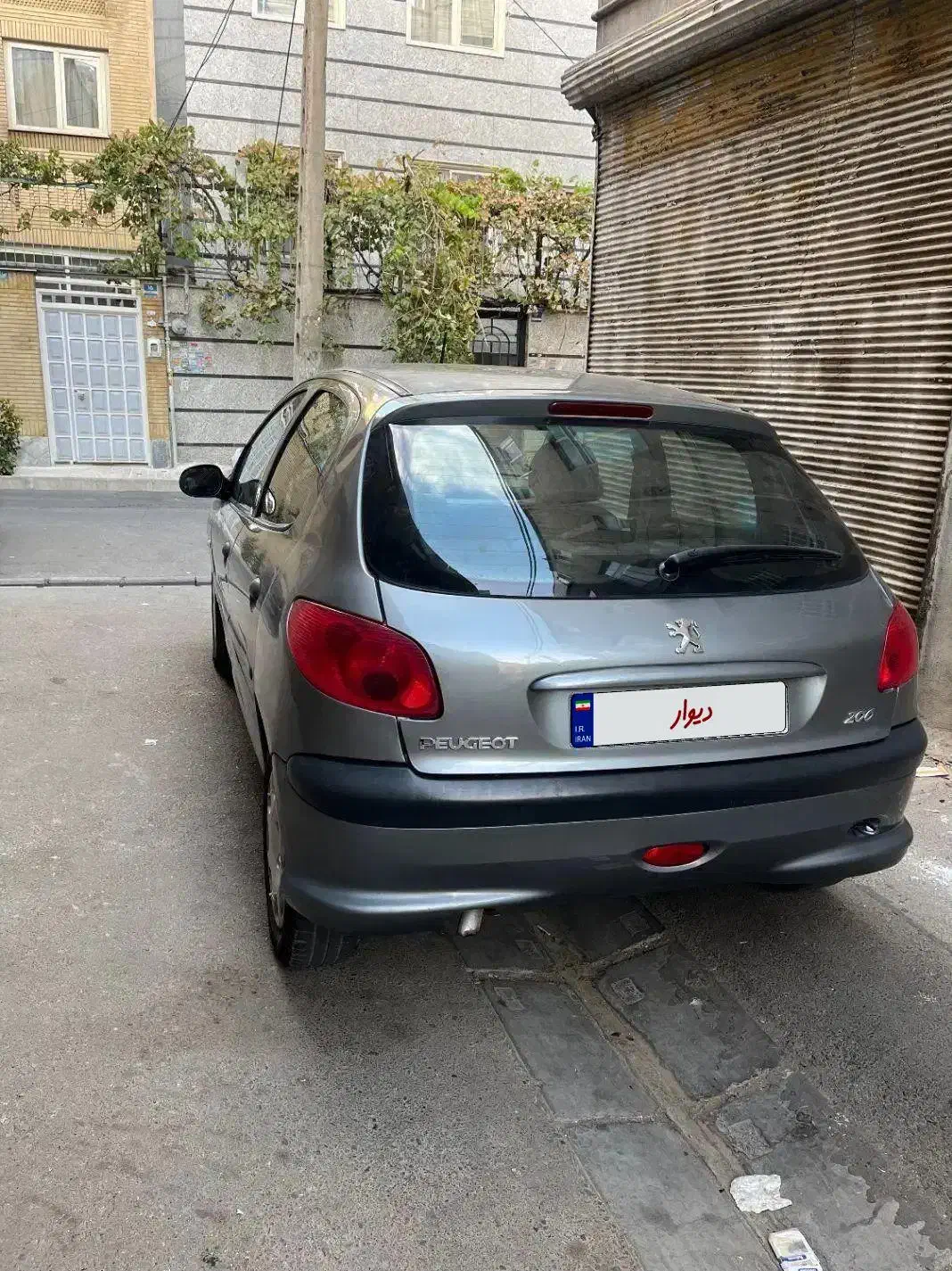 ۲۰۶ مدل ۸۵ دولکه رنگ|خودرو سواری و وانت|رضوانشهر, |دیوار