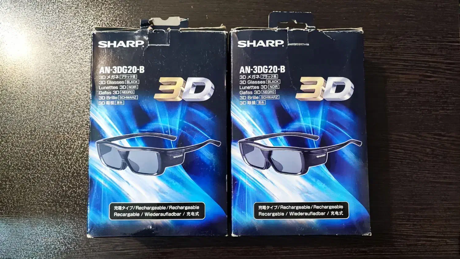 2 عدد عینک سه بعدی شارپ SHARP AN-3DG20-B|تلویزیون و پروژکتور|رشت, استادسرا|دیوار