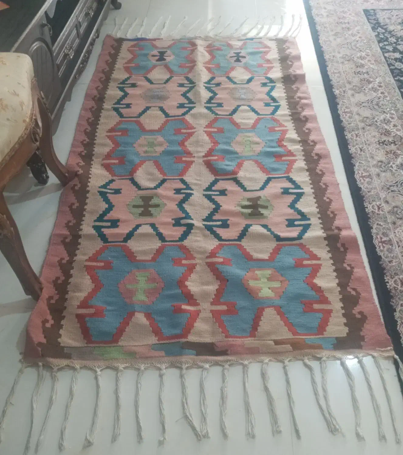 گلیم دست بافت قدیمی|گلیم، جاجیم، گبه|تهران, فرحزاد|دیوار