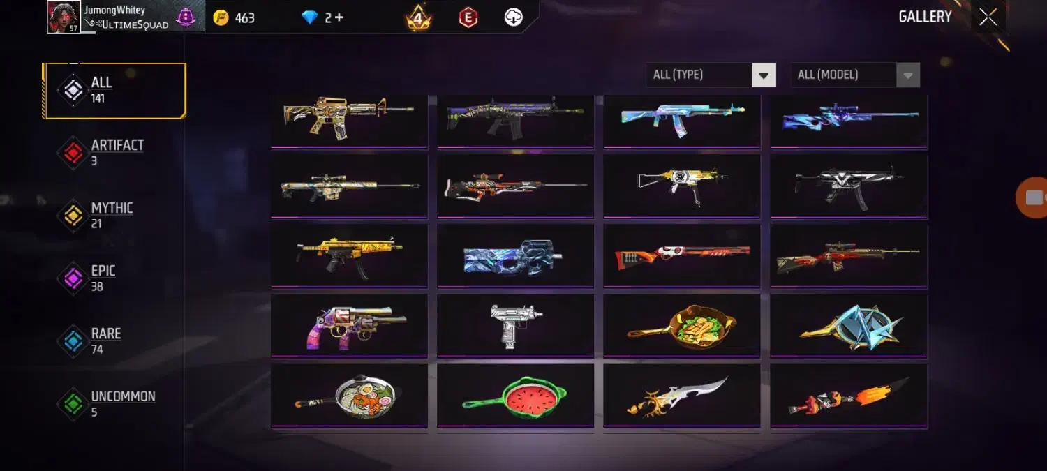 اکانت فری فایر طاق با کالاف|کنسول، بازی ویدئویی و آنلاین|رودان, |دیوار